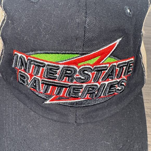 Interstate Batteries Cap Trucker Style Adjustable Strap Back Mesh Hat NGK logo - Picture 2 of 4
